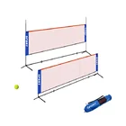 Новая Профессиональная сетка для пляжа, тенниса, бадминтона, волейбола, сетка для тенниса, тренировочный инструмент, спортивное оборудование для помещений и улицы