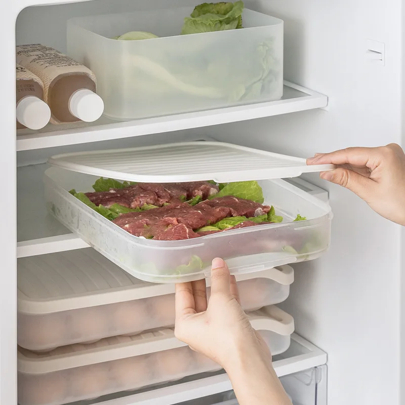 Контейнер для хранения в холодильнике держатель контейнер органайзер стойки
