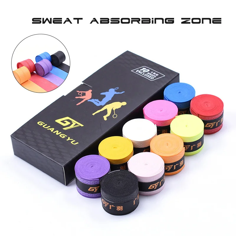 

New Squash Grip Anti Slip Tennis Badminton Racket Overgrip Super Absorbent Pu Racquet Grip Badminton Accessory N66