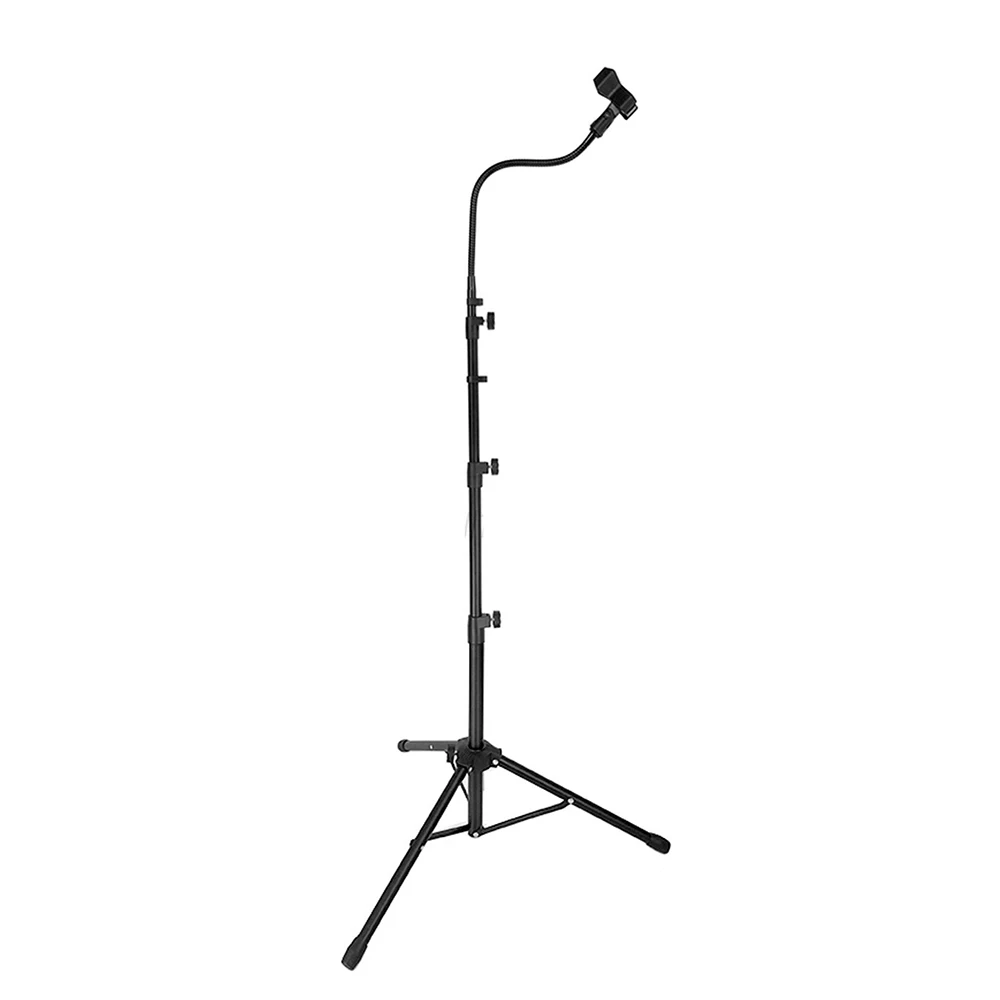 

Microphone Floor Stand 180°Adjustable Microphone Clip Angle Easy to Install Scratch-proof Height Adjustment Folding Design
