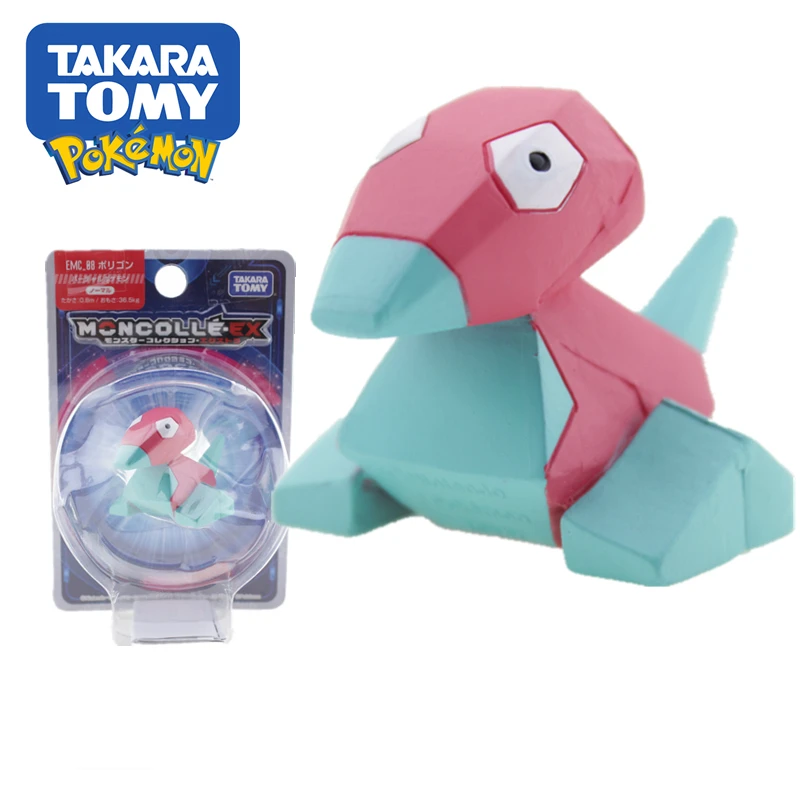 Оригинальная экшн-фигурка Takara Tomy Sun Moon MC-08 MC Pokemon 3D Dragon Polymon аниме фигурка модели