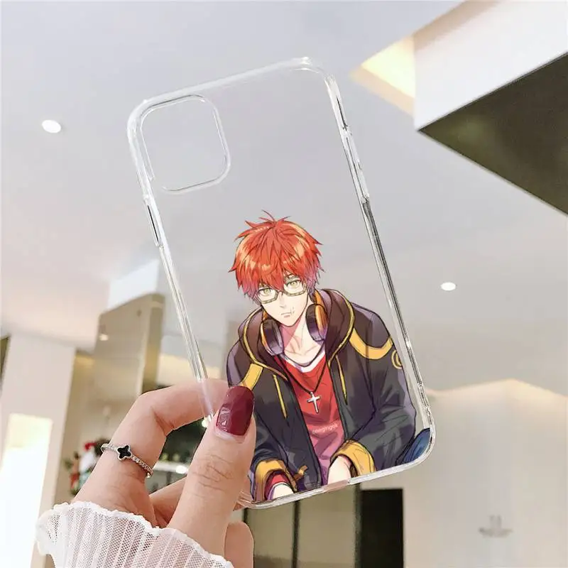 

707 Mystic Messenger Phone Case Transparent for iPhone 6 7 8 11 12 s mini pro X XS XR MAX Plus SE cover funda