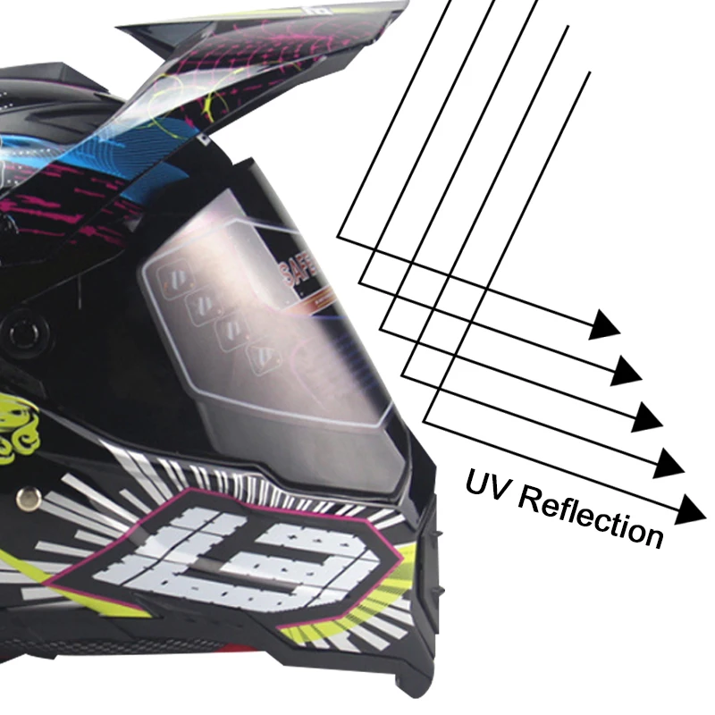 Универсальный мотоциклетный шлем на все лицо для взрослых байкеров круизеров