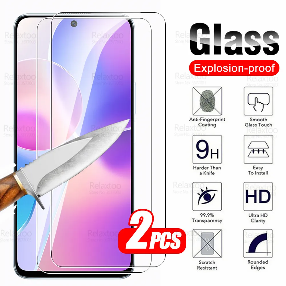 

Защитное стекло с полным покрытием для Honor X30i, 2 шт., Защита экрана для HonorX30i X30 i X 30 30i TFY-AN00, пленка для телефона из закаленного стекла