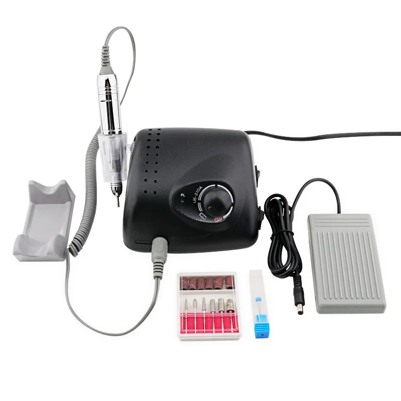 Электрическая мощная дрель для ногтей 220а маникюрный набор педикюра 35000 об/мин