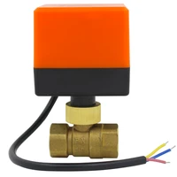 dn15 dn20 dn25 ac220v dc24v dc12v electric motorized brass ball valve with electric drive actuator 2 way dn15 plumbing cn01cn02