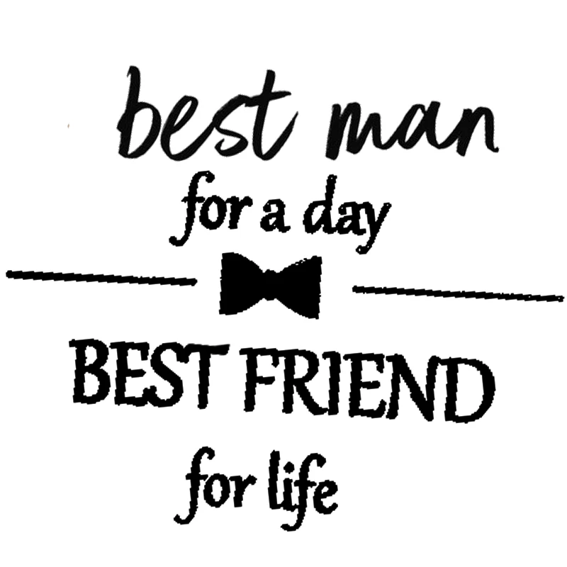 

Groomsman Best man for a day best friend for life Proposal Gift Groom to be Wedding engagement bachelor party decoration present