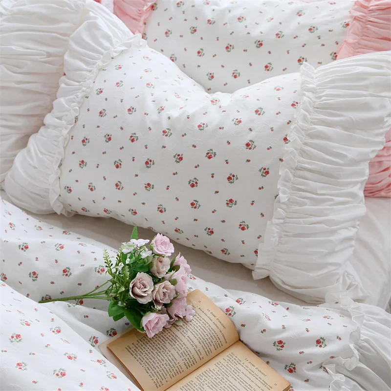 

Super pastoral pillow cover Ruffle lace body pillow case christmas pillow case bedding pillow cases home decor bed pillow sham