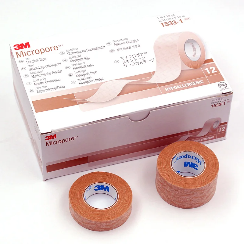 

3M adhesive tape cosmetic plastic tape micro hole breathable allergy-proof medical adhesive tape double eyelid tool