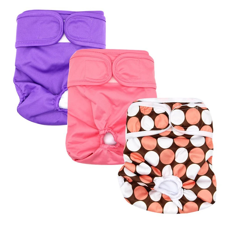

Многоразовые женские подгузники для собак, моющиеся подгузники, физиологические штаны для женщин, нижнее белье для собак, супервпитывающие...