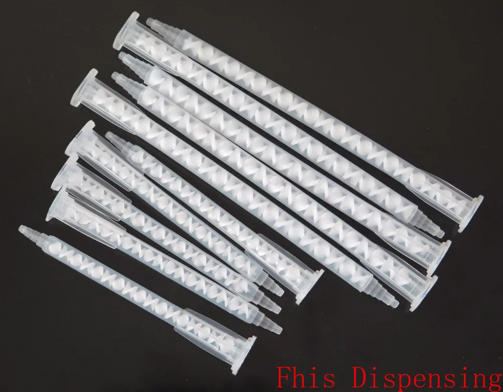 Упаковка из 10 пластиковых одноразовых статических смесителей эпоксидной