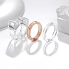 23 предмета в комплекте, новинка, куртка с модным геометрическим Цвет Фул акриловый набор колец для женщин девушки конфеты Цвет кольца ювелирные изделия оптовая продажа