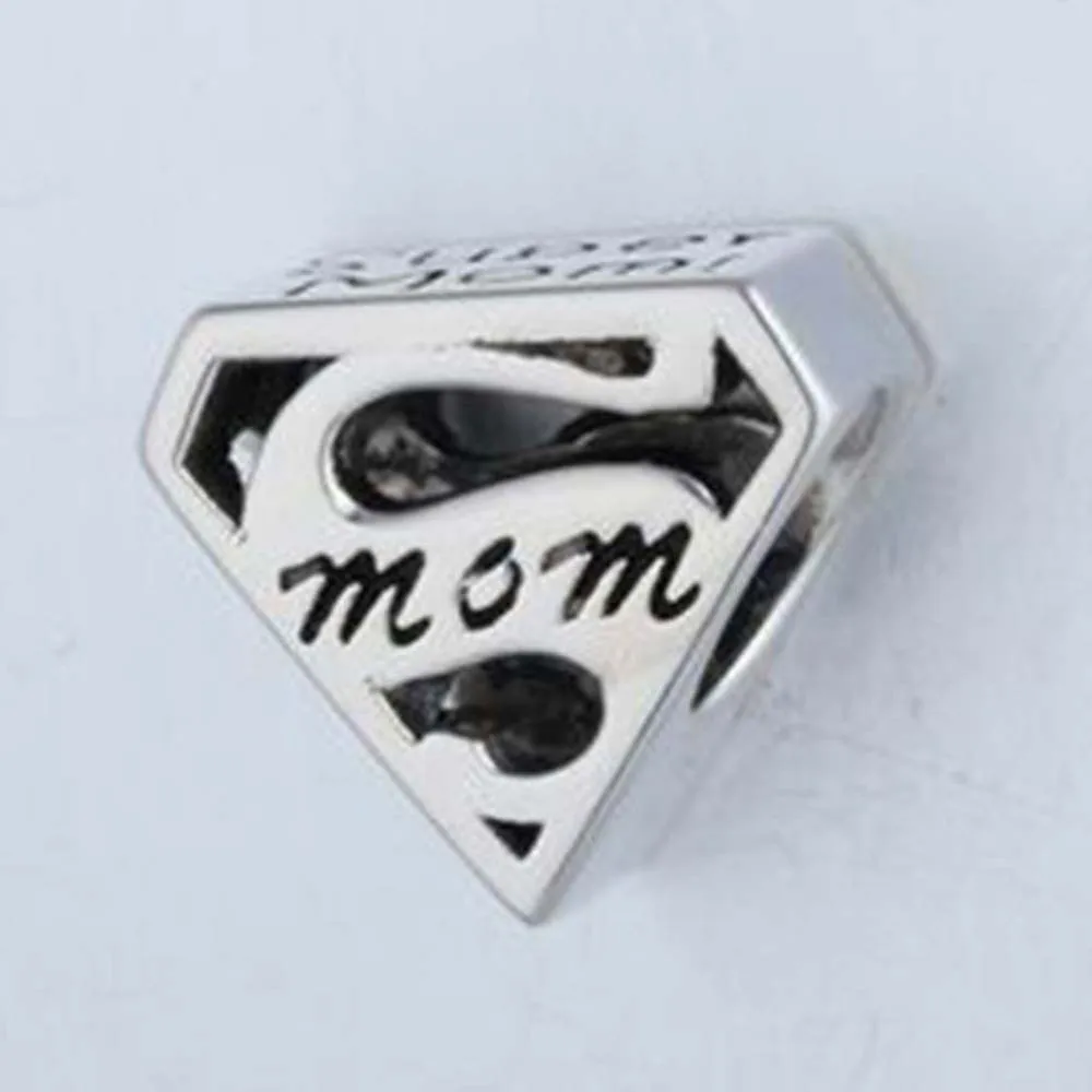 Модные оригинальные панские подвески браслет с цифрами S буквами бусинами для