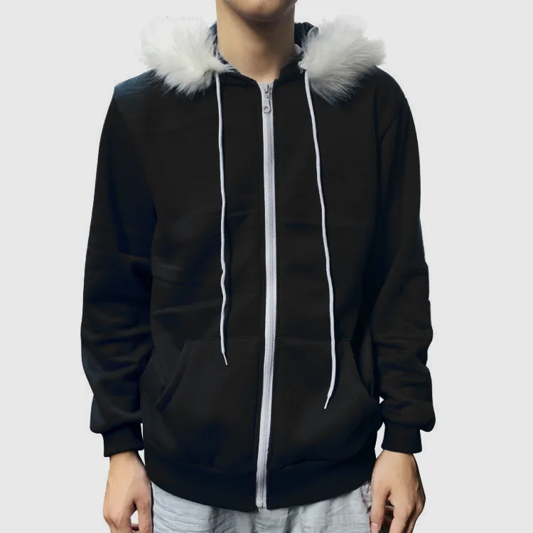 Black Jacket Толстовки для косплея «Undertale Sans», латексная маска, маски скелетов, синее пальто, костюмы на Хэллоуин, куртка унисекс, пальто с капюшоном, карнавальный костюм - Цвет: Black Jacket