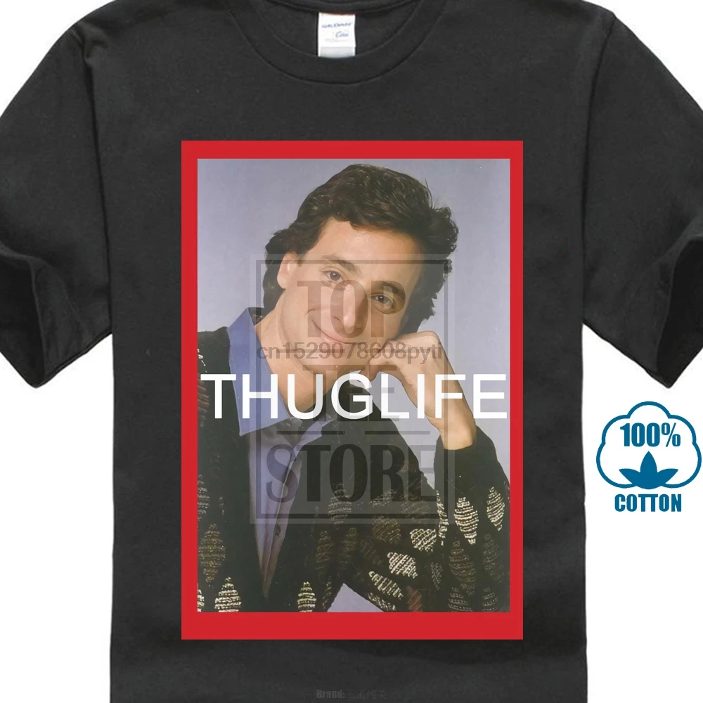 

Hot Cheap Cotton For Men T Shirt Hot Selling Bob Saget Thug Life Full House For Mens O Neck Tee Shirt