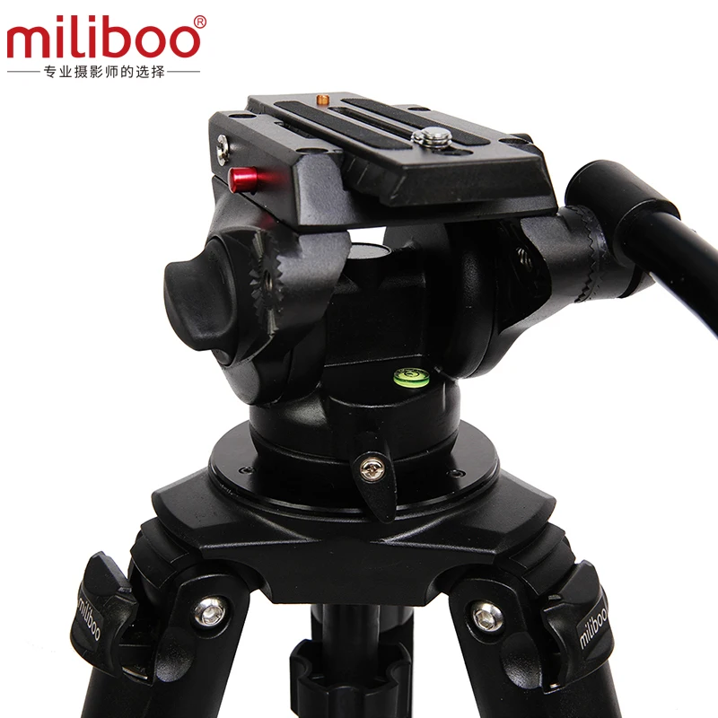 Miliboo MTT701 профессиональный видео штатив алюминиевая видеокамера сверхмощный