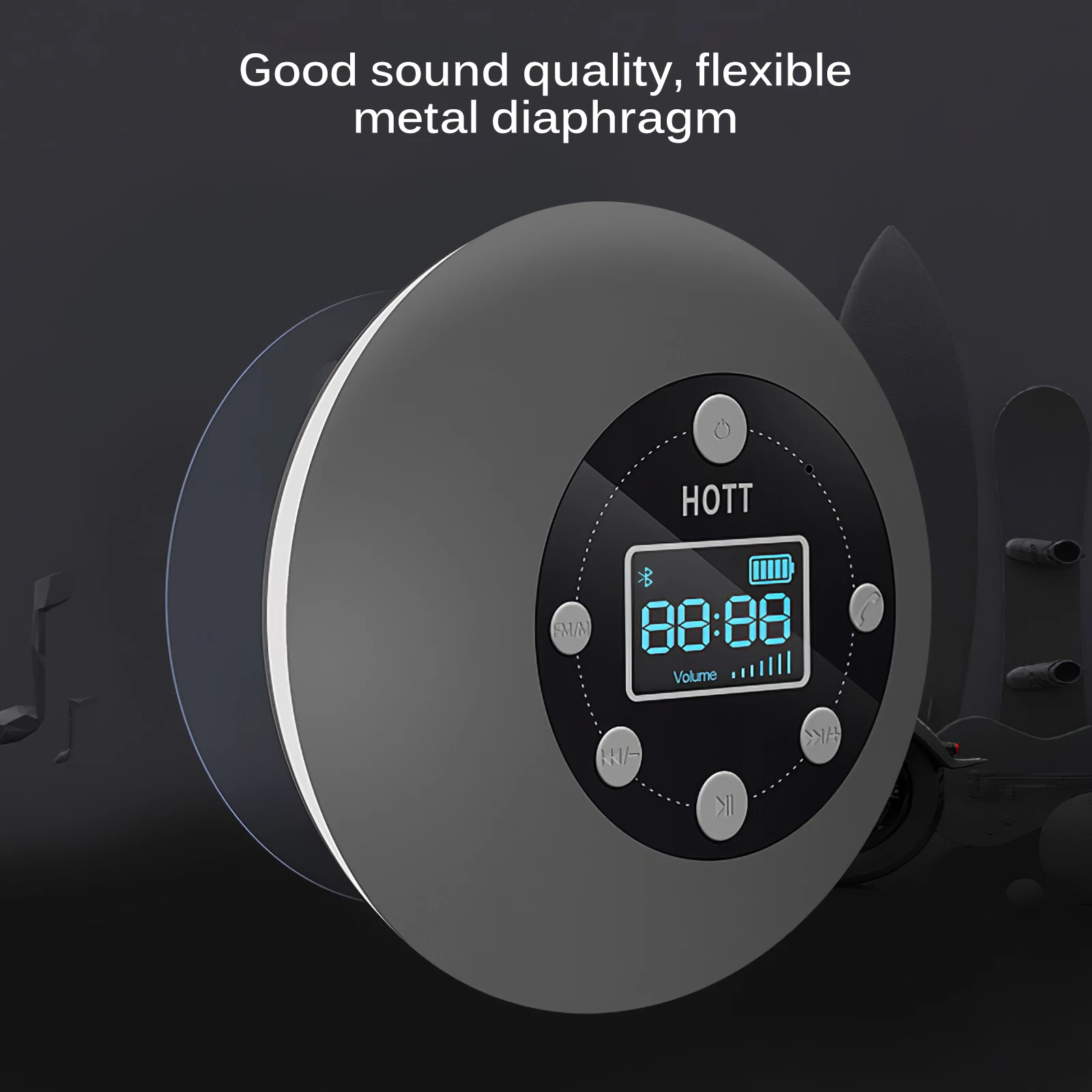 

Bluetooth-динамик с Fm-радио, для HOTT S602, водонепроницаемый