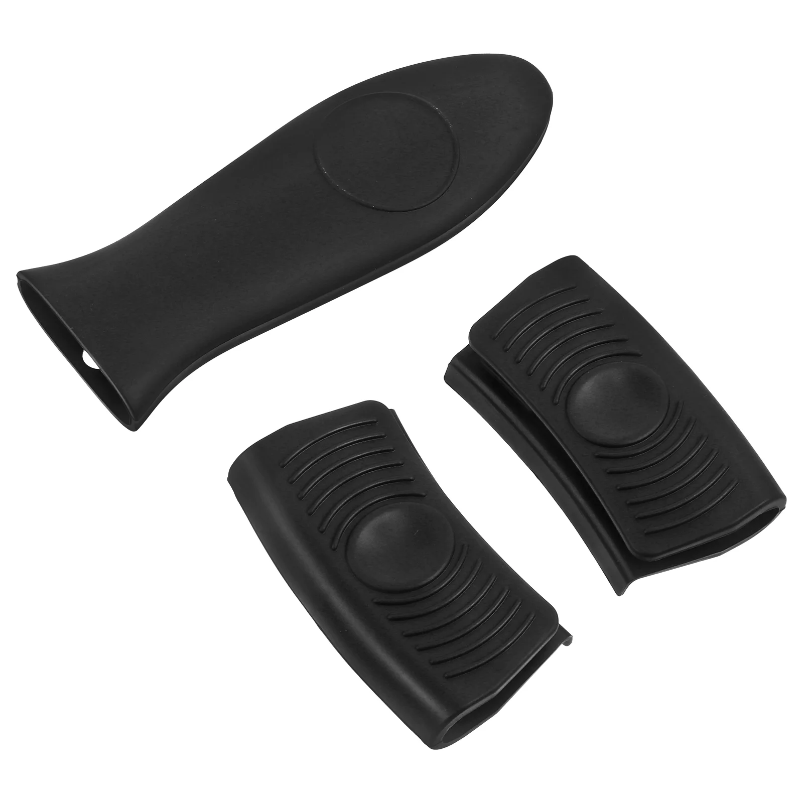 

3 Pcs Nonslip Pot Handle Covers Protective Oven Handle Sleeves (Black)
