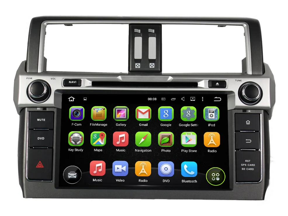 8 &quotAndroid 9 0 автомобильный DVD GPS для Toyota Prado 2014 Автомобильная навигационная система