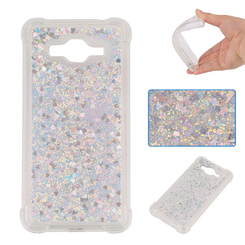 Милый чехол с сияющими блестками для Samsung Galaxy J3 J36 Bling Блестящий бампер SM-J320F/DS SM-J320H/DS SM-J320FN SM J300H J300F