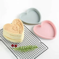 bread mousse heart 68 inch silicone cake tool tray round mold pan baking mould