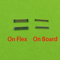 2pcs lcd display fpc connector on logic board motherboard for samsung galaxy a9s a9200 j8 plus j805 plug port on flex 48pin