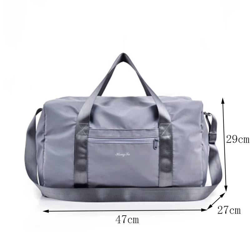 Women Training Handbags Female Short-Distance Duffel Package Large Capacity Folding Storage Fitness Waterproof Bag Waterproof