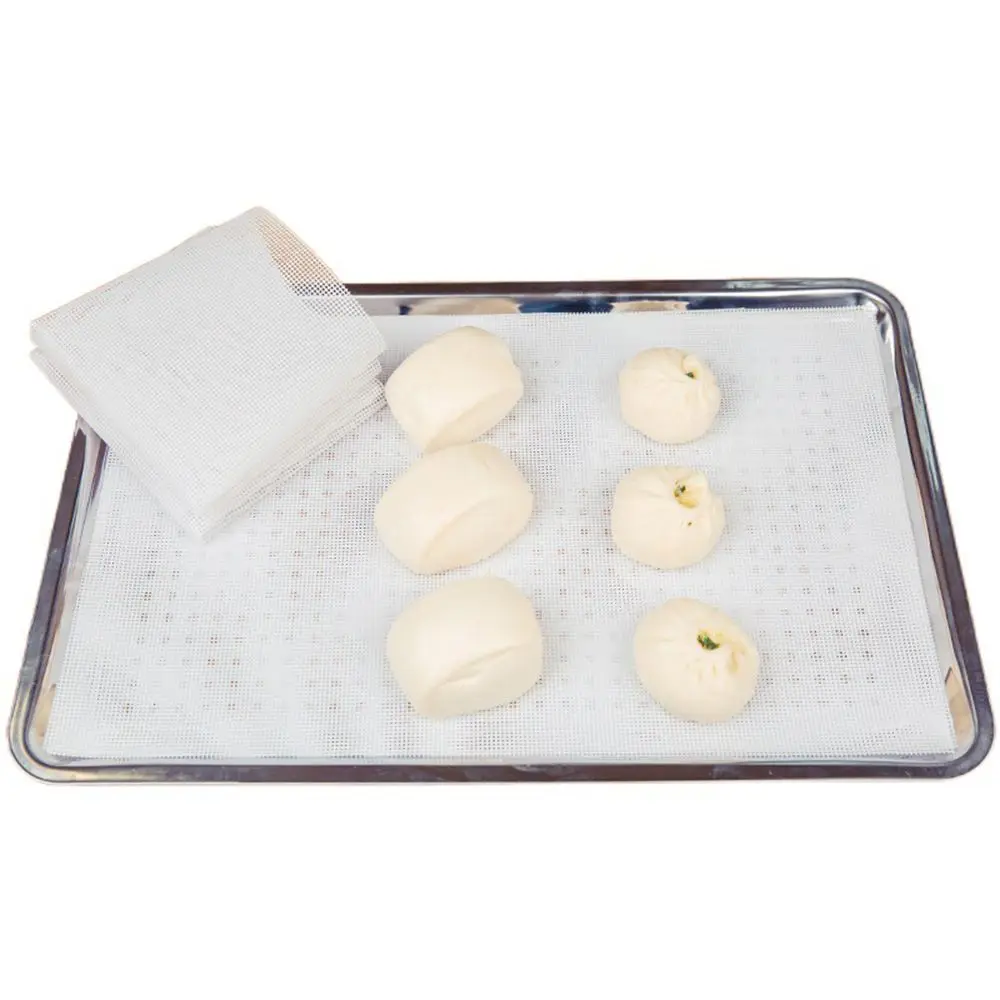 

Square Silicone Steamed Cushion Steamed Bread Cloth Mesh Non-Stick Pad Bread Cake Baking Tools Kitchen Supplies