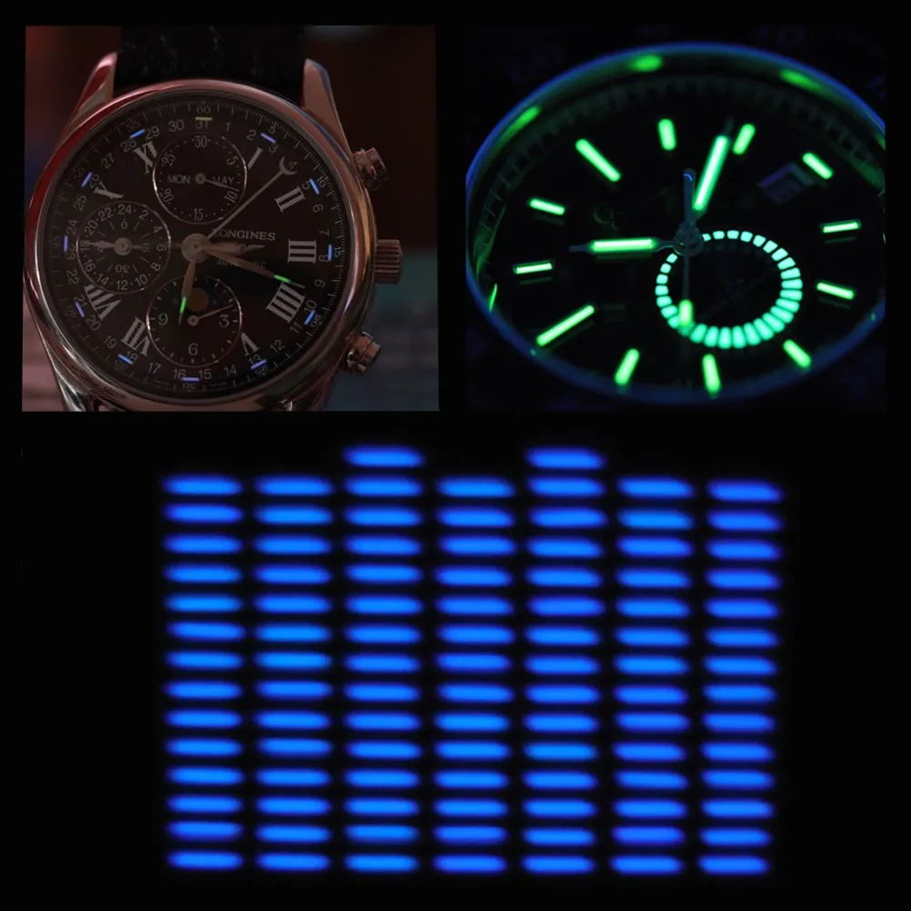 DIY маленькая тритиевая газовая трубка самосветящаяся аварийная лампа светится в