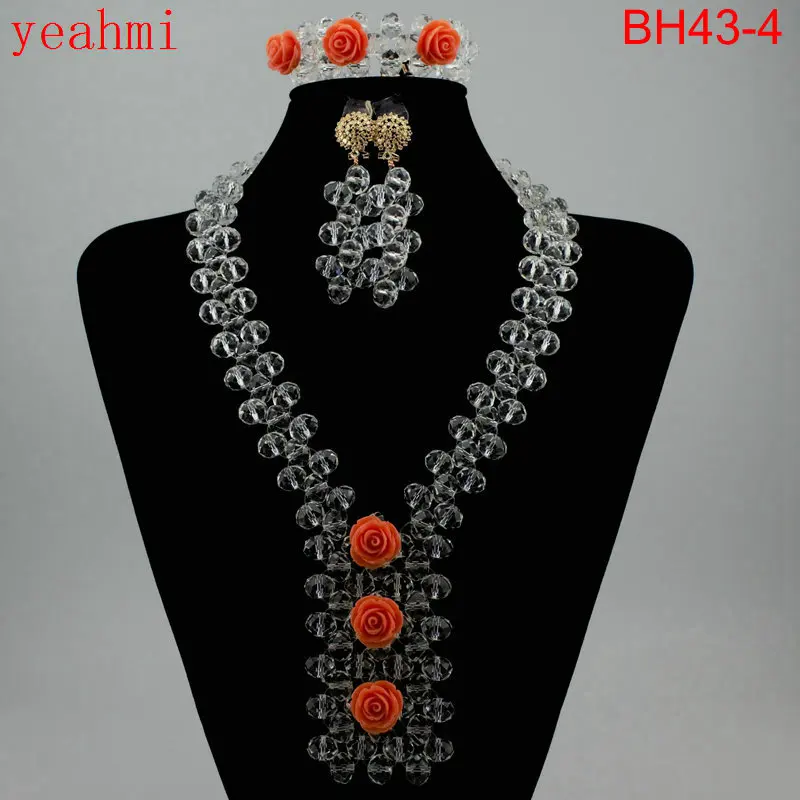 Африканские Свадебные Коралловые бусины комплект ювелирных изделий африканские