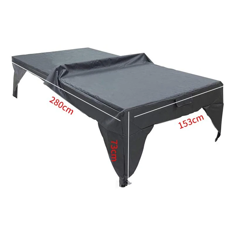 

Ping Pong Table Cover Fits Most Flat Tables Waterproof Sun Resistant Table Tennis Full Cover With Fixation Buckle He