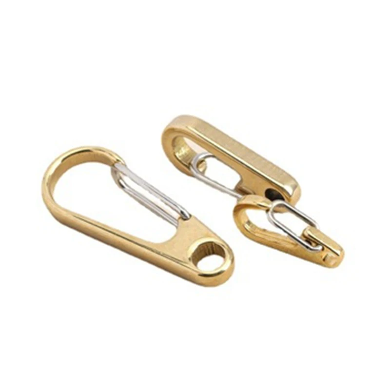 

Q9QD Carabiners D Ring Shape Clips Spring Snap Hook Multifunctional Outdoor Durable Tools Holiday Gifts for friends Family