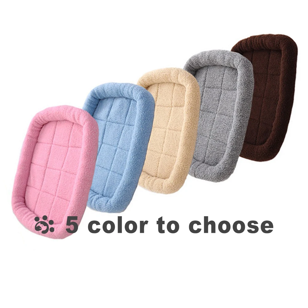 Пушистая Успокаивающая кровать для хот-догов средних и мелких собак флисовые