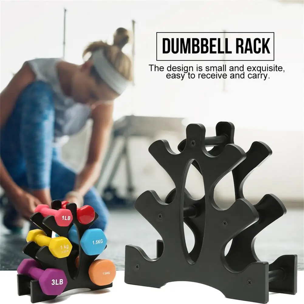 

3-Tier Dumbbell Storage Rack Stand for Multilevel Hand Weight Tower Stand for Gym Organization