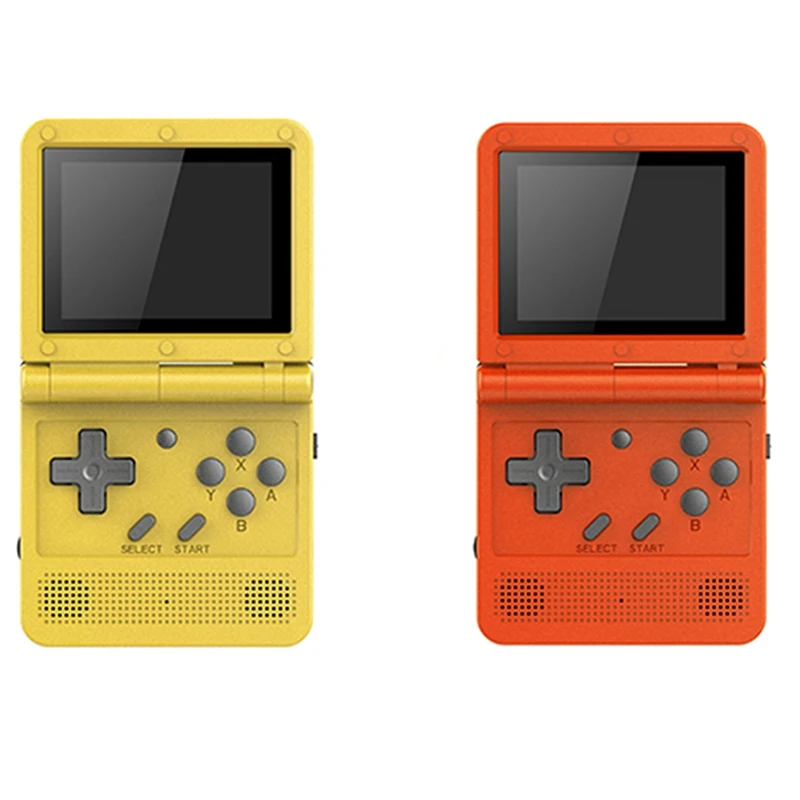 

Portable 3-Inch IPS Sn Flip 3D Game Console Dual Open System 15 Simulators 16G PS1 Kids Gift retro game