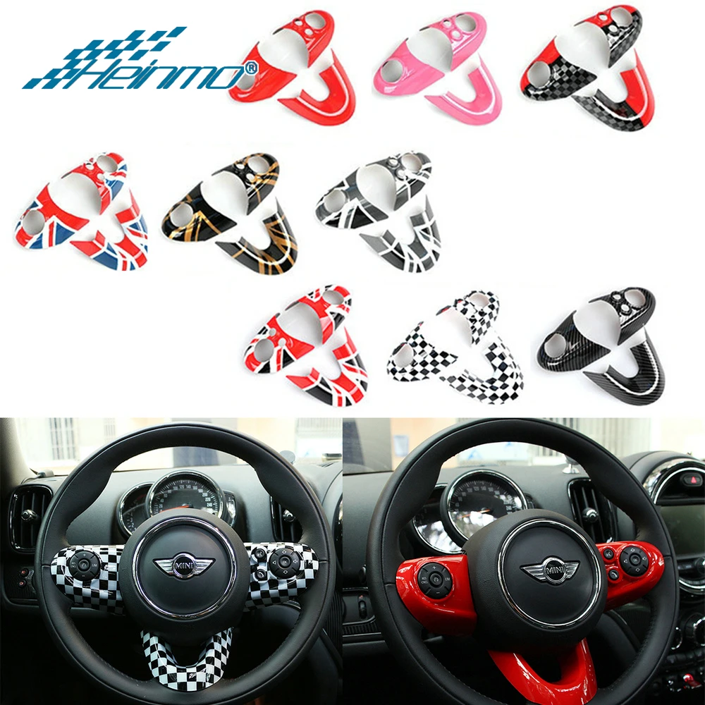 Для MINI Countryman F60 для MINI Clubman F54 для MINI Cooper F56 F57 наклейка на руль автомобиля для MINI Cooper аксессуары