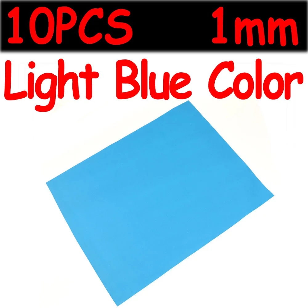 10PC 1mm Light Blue Wifreo 10 шт. 24 см X 18 см тонкий брезент на палатку мягкая пена 1 мм муха связывание и материалы для рукоделия хопперы муравьи и жуки мухи Материалы корпуса - Цвет: 10PC 1mm Light Blue