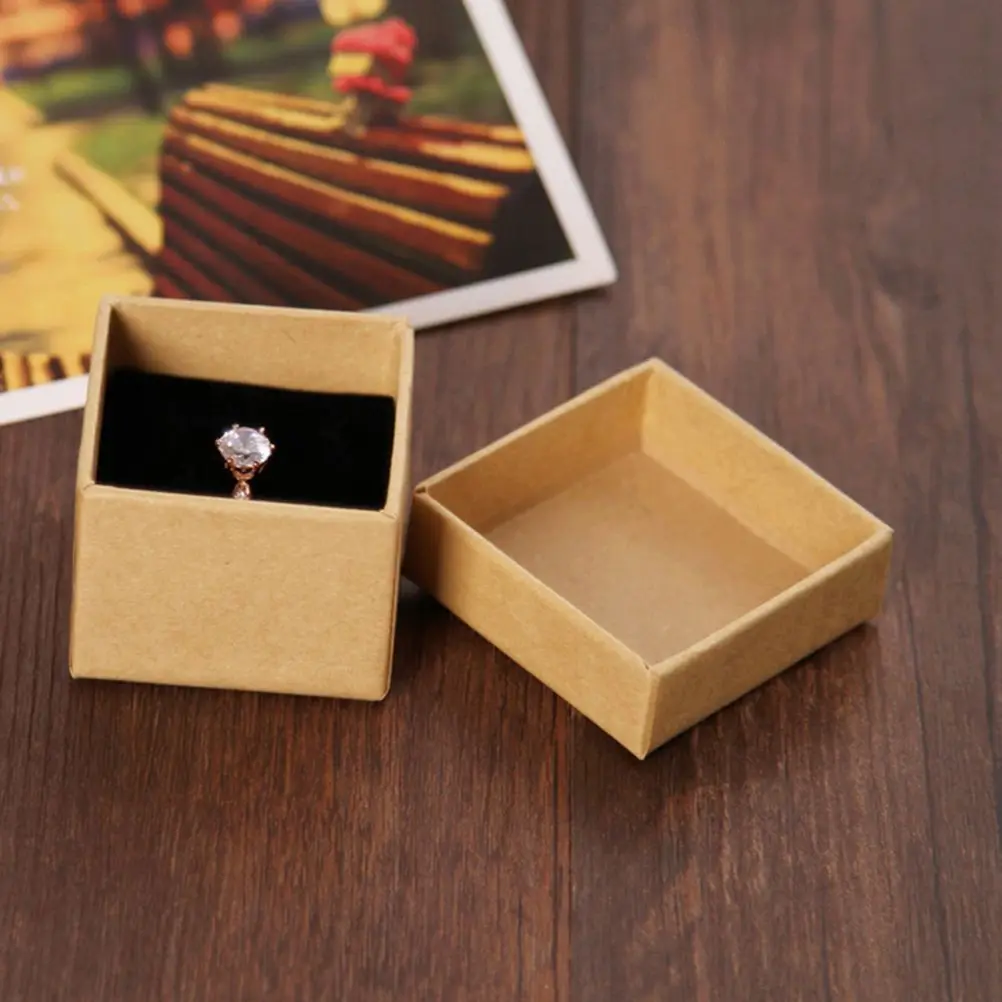 5 шт. подарочные коробки крафт бумага утолщенные Чехлы для хранения держатель