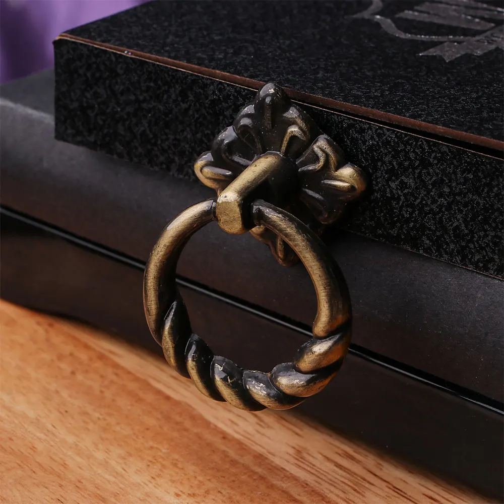 Новое поступление 5 видов винтажный круглые ручки для шкафа На ящики комод дверь