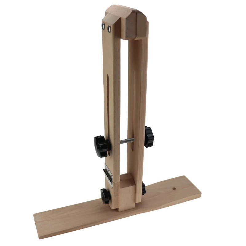 Подставка для кожевенного зажима Регулируемый Деревянный инструмент обработки