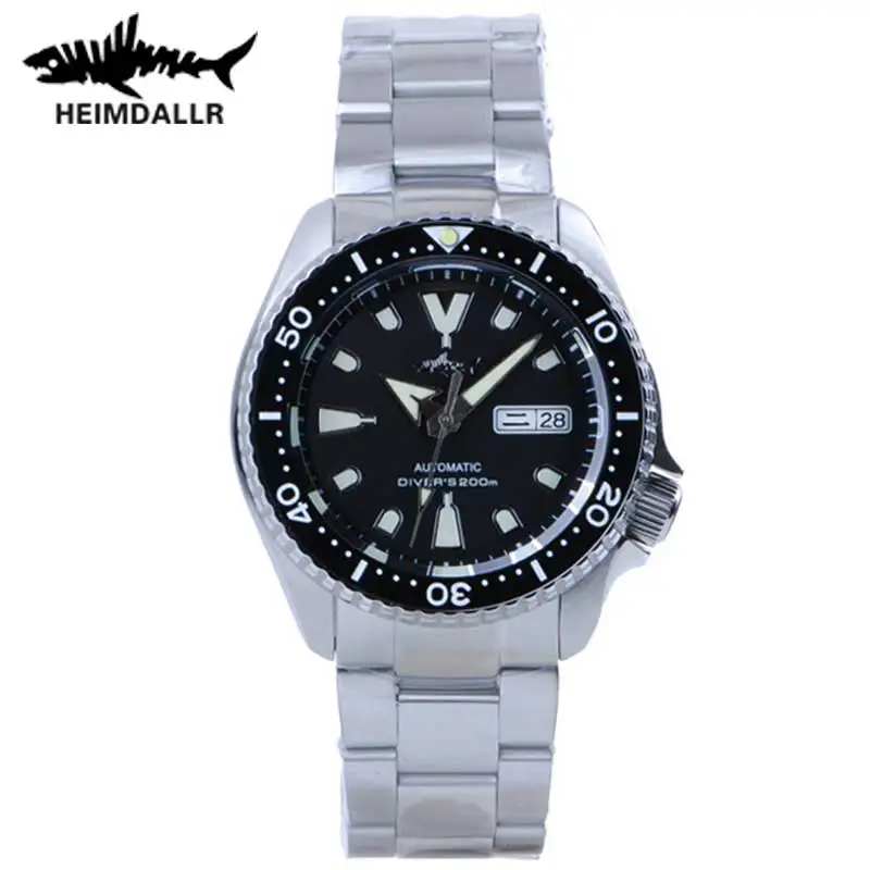 

Heimdallr Men's Steel Dive Watch SKX007 Sapphire Luminous 200M Water Resistance Japan NH36A Automatic Movement Mechanical Watch