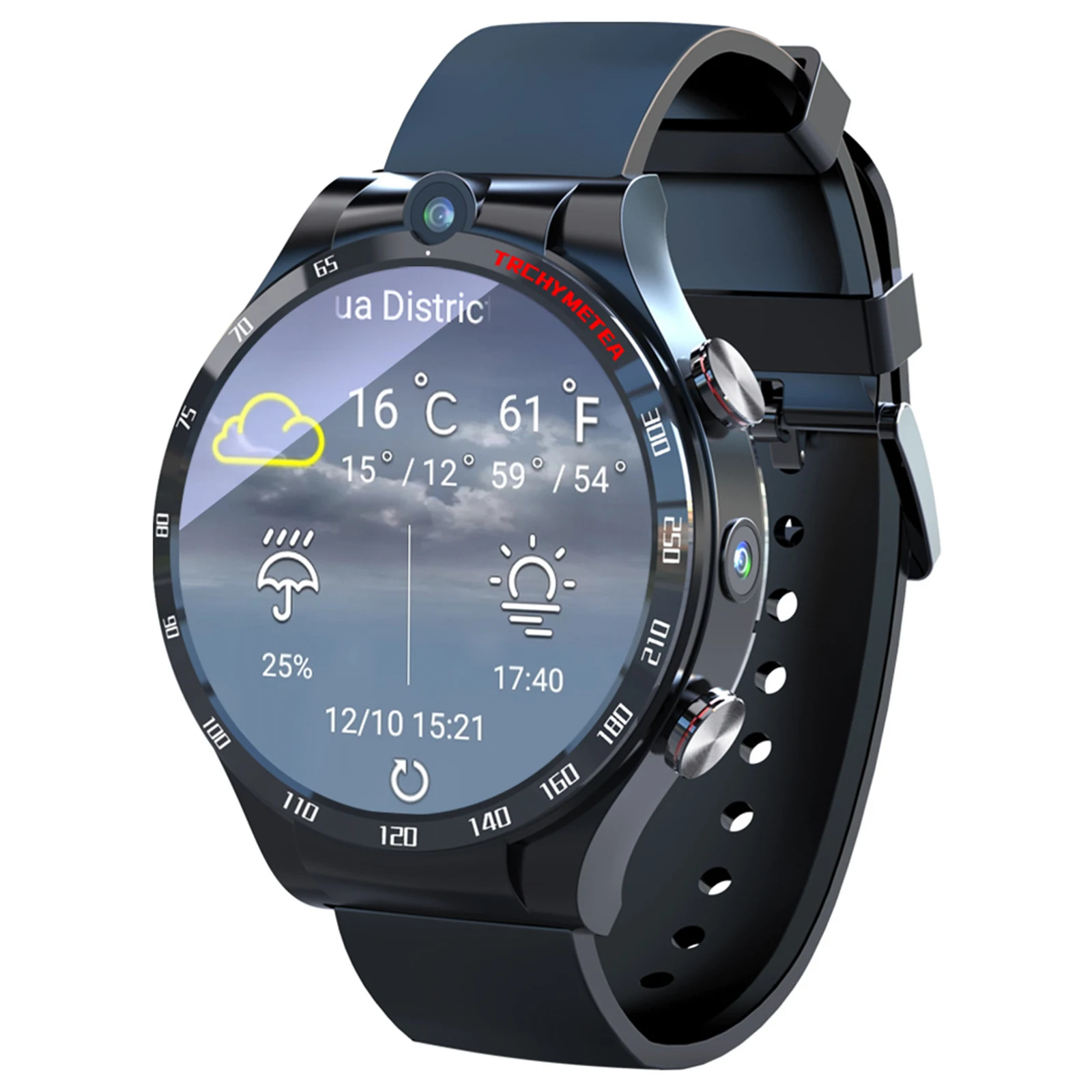 APPLLP 4 4G+128G Smart Watch 4G Network Smartwatch WiFi 2MP+8MP Dual Camera SIM Card Calls for Men Women