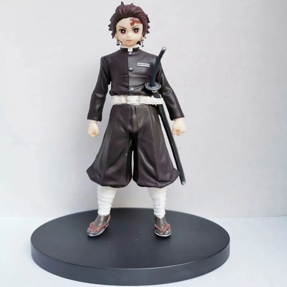 Tanjirou B Tronzo 18 см фигурка демона-убийцы Kimetsu no Yaiba Kamado Tanjirou Nezuko ПВХ фигурка Модель Кукла коллекционная фигурка игрушки - Цвет: Tanjirou B