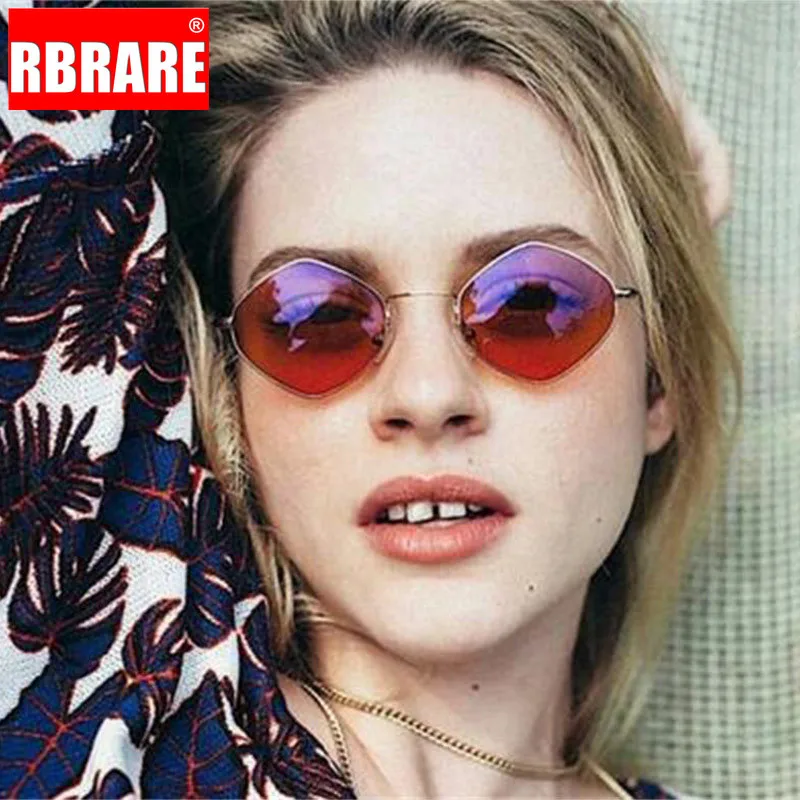 Очки солнцезащитные RBRARE мужские и женские цветные прозрачные винтажные