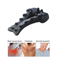 lumbar traction straight spine massager correct cervical vertebra spine relax back massage board brace back stretching device
