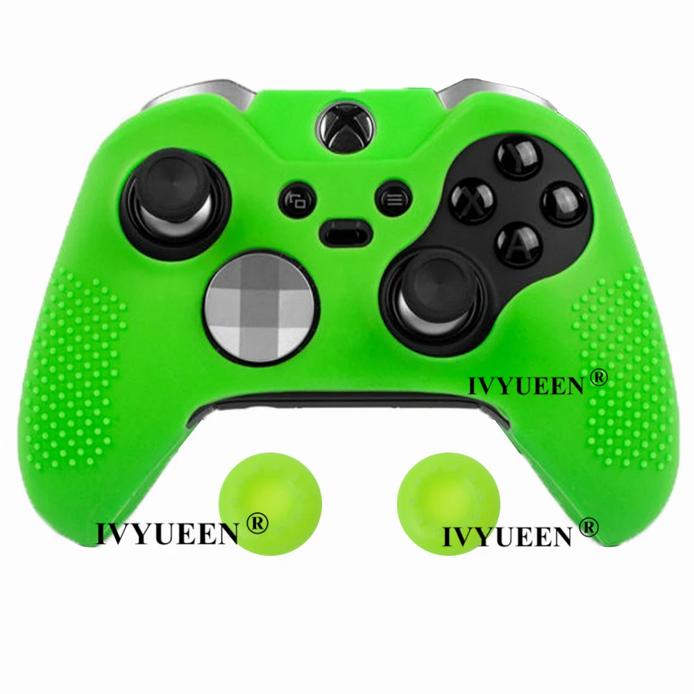 IVYUEEN Шипованный Противоскользящий силиконовый резиновый чехол для XBox One Elite контроллер с 2 джойстиками