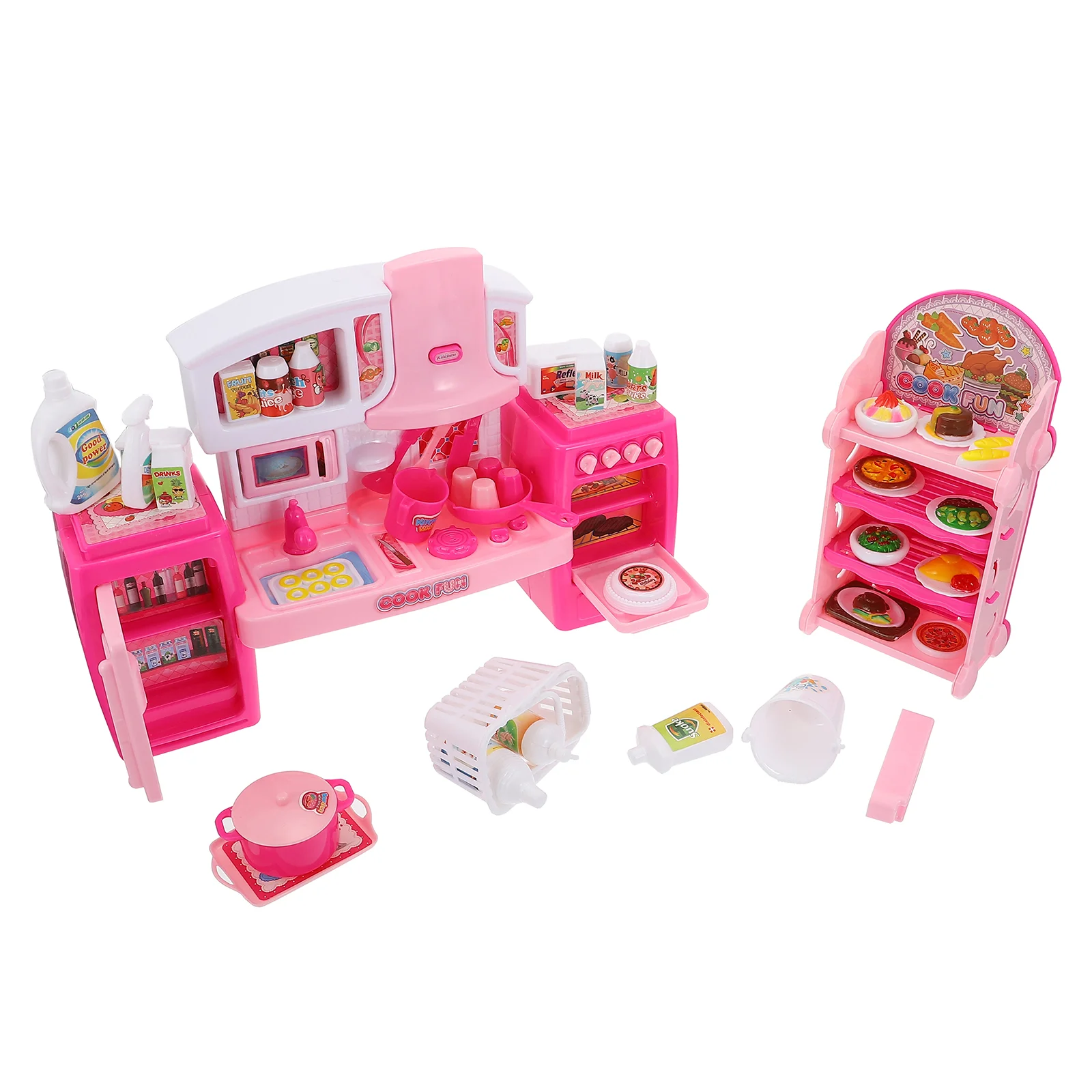 

1 Set/41pcs Kitchen and Light Simulation Mini Kitchenware for Kids