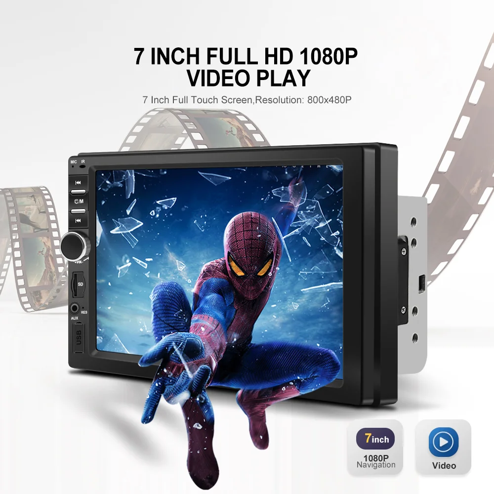 

VCACA 7inch Car MP5 Bluetooth Automobile Hands-Free 12V In-Dash Touch Screen stereo radio car Video Player car multimedia player