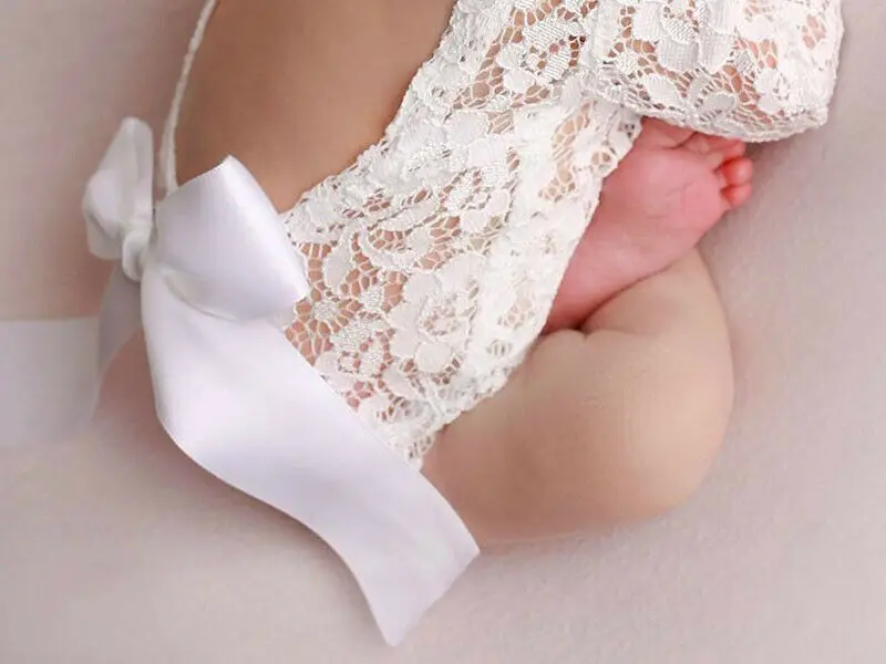 Комбинезоны для новорожденных детский кружевной комбинезон фотосъемки Детская