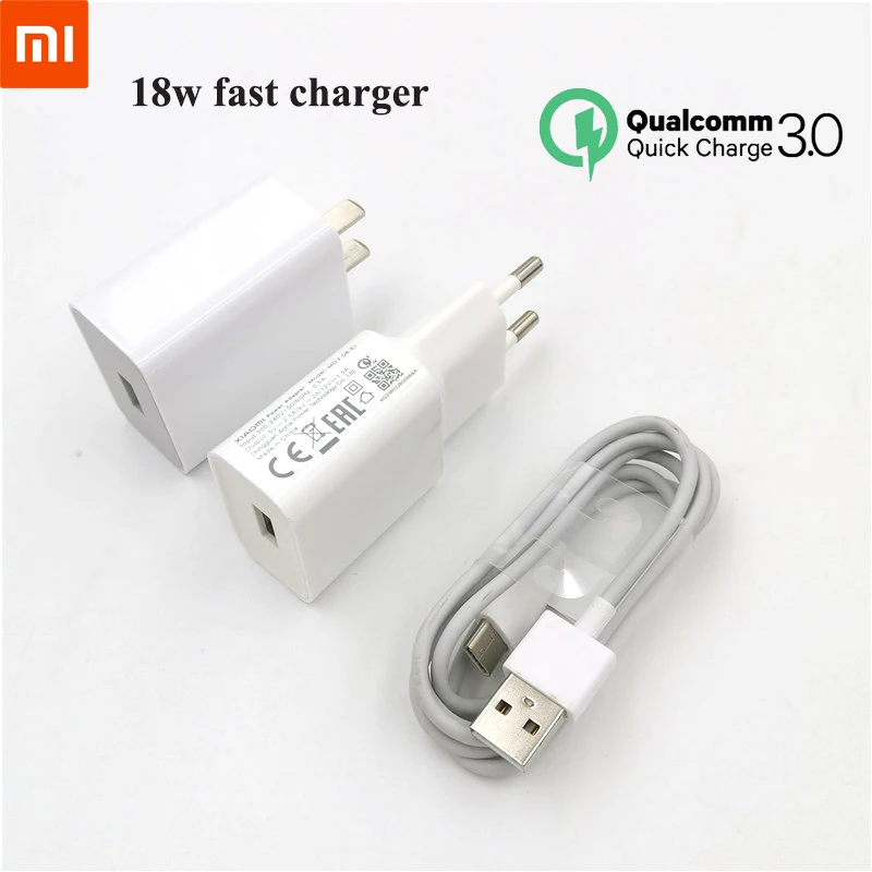 Оригинальное быстрое зарядное устройство Xiaomi Mi 9t pro QC3.0 12 В 1 5 А настенный адаптер
